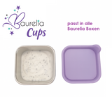 Edelstahlbehälter Baurelia Cups mit Deckel Flieder