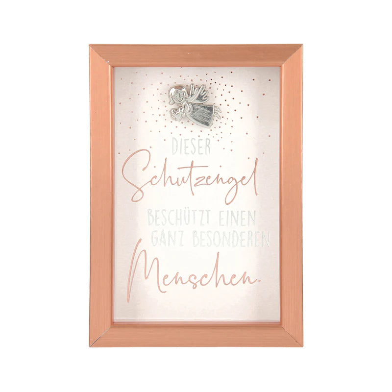Bilderrahmen klein Schutzengel beschützt