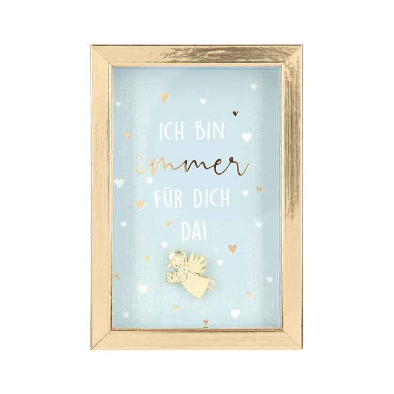 Bilderrahmen klein Schutzengel - Immer für dich da