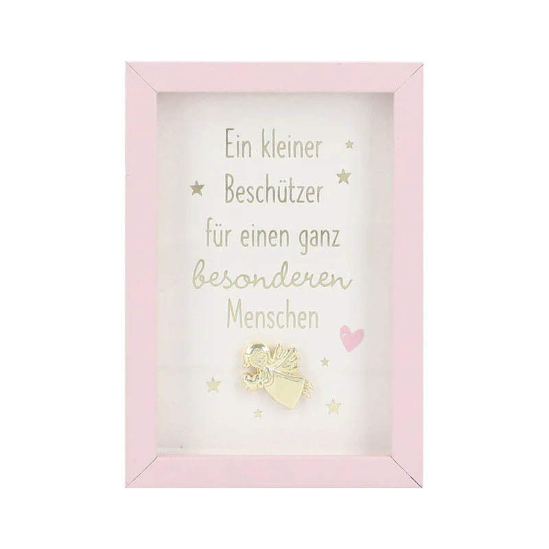 Bilderrahmen klein Schutzengel - Kleiner Beschützer Rosa