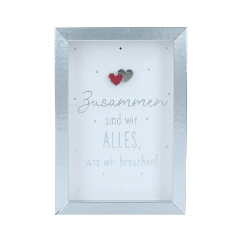 Bilderrahmen klein - Zusammen sind wir alles