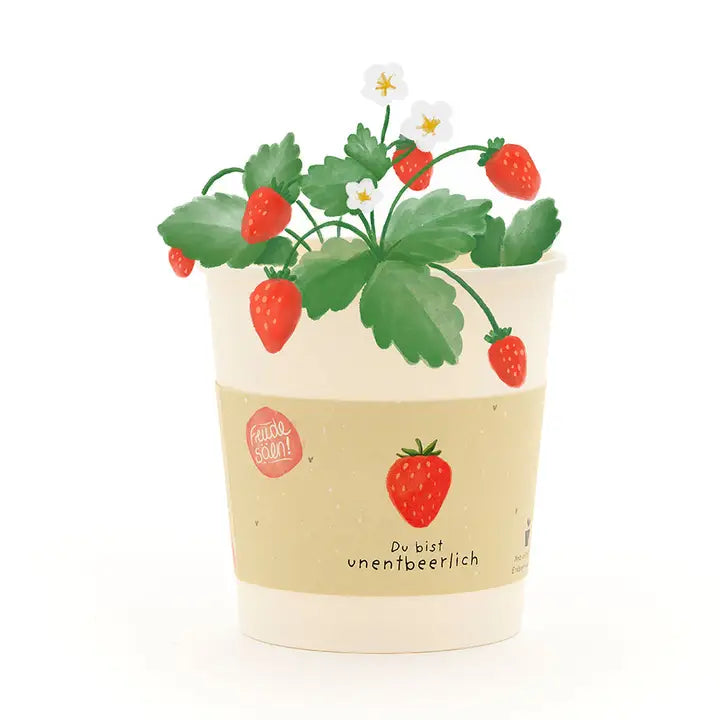 Blumenbecher Du bist unentbeerlich