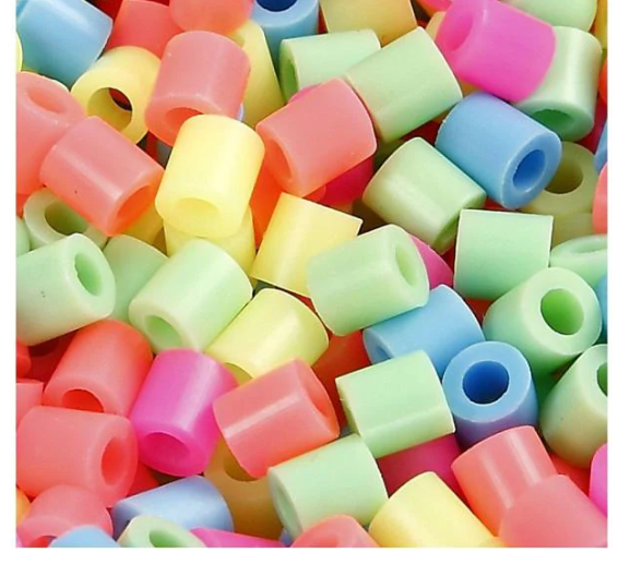 Bügelperlen Medium 1100 Stück Pastell