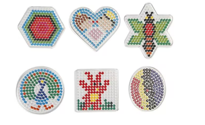 Bügelperlen Schablonen Steckplatten Set Medium Figuren