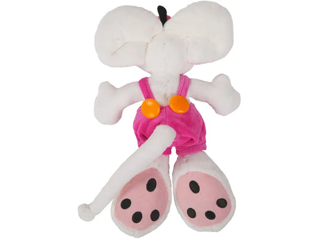 Diddl Plüschmaus Kuscheltier 30cm mit Latzhose Pink