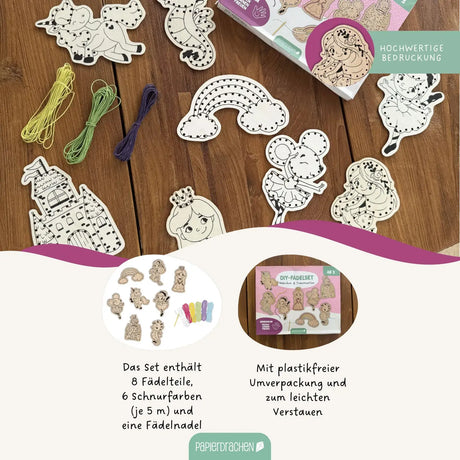 Bastelset Fädelset Märchen & Traumwelten
