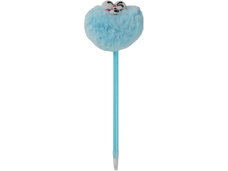 Diddl Kugelschreiber mit Pompom Blau