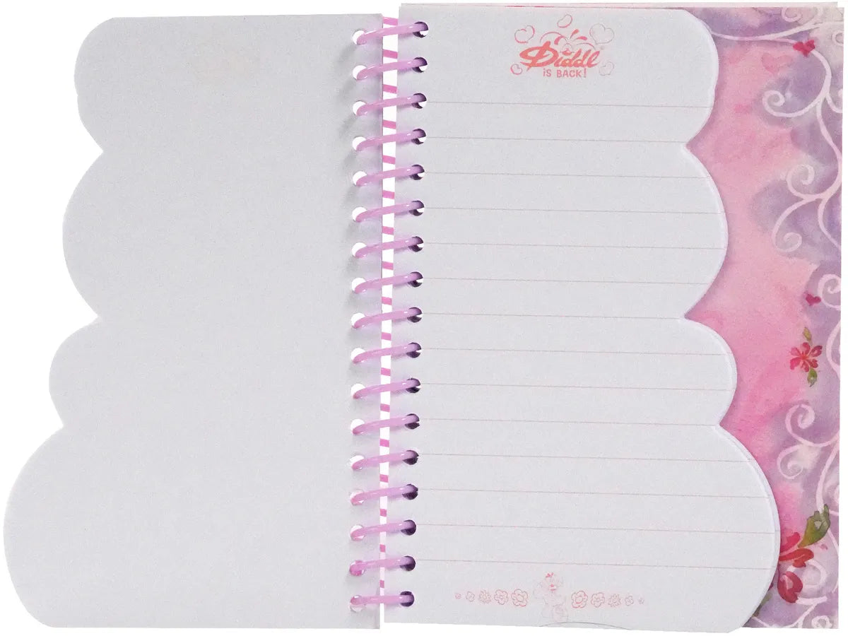 Diddl Notizbuch geformt Lila