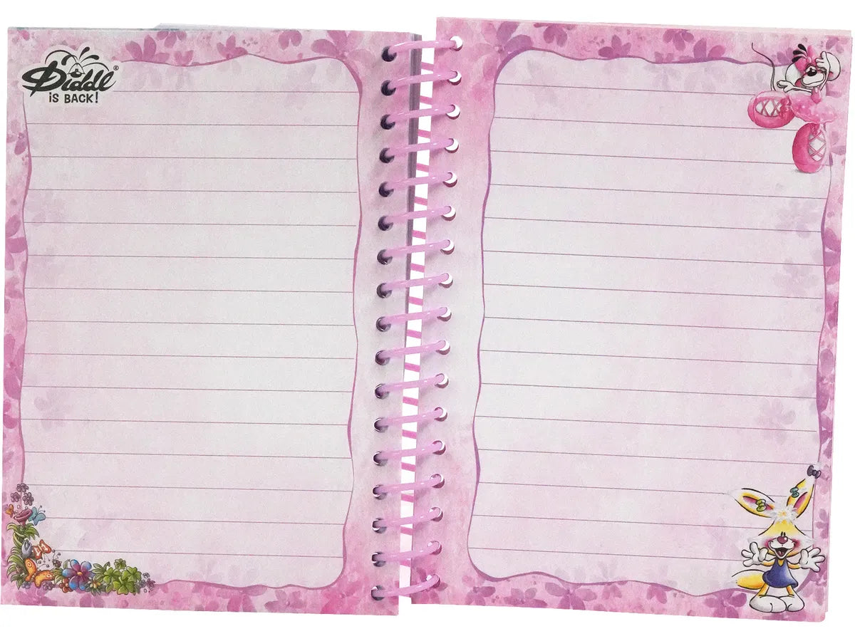 Diddl Notizbuch geformt Lila