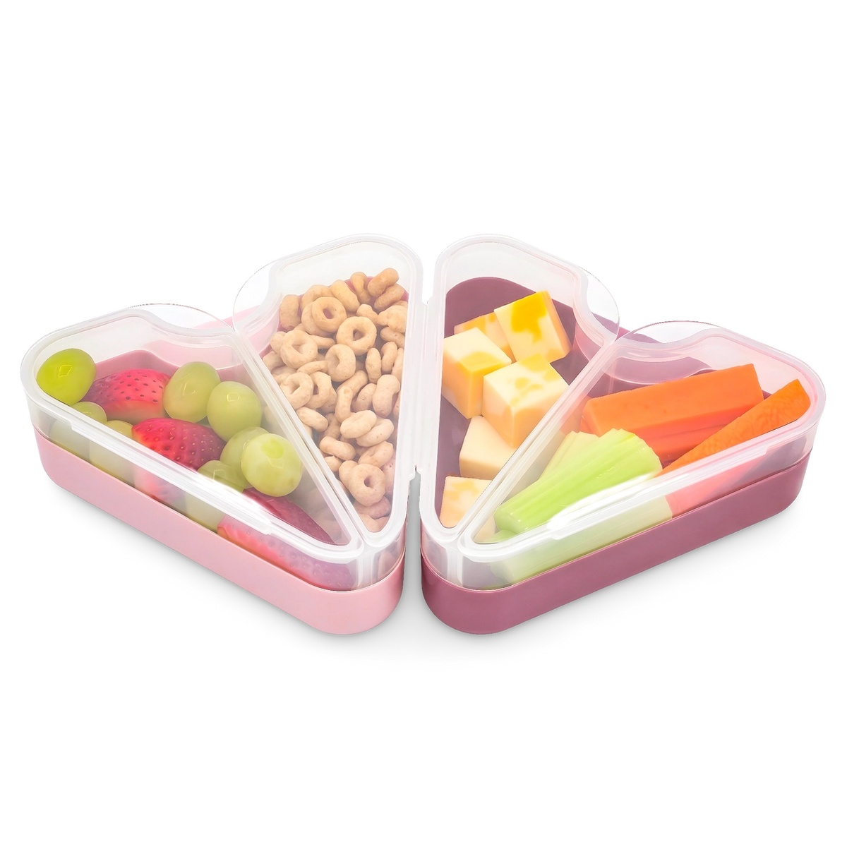 Znünibox Dreieck Snackle 2er Set Beere