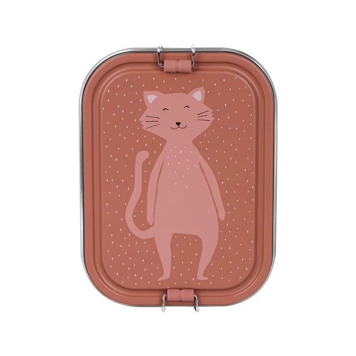 Edelstahl Znünibox mit Unterteilung Trixie Katze