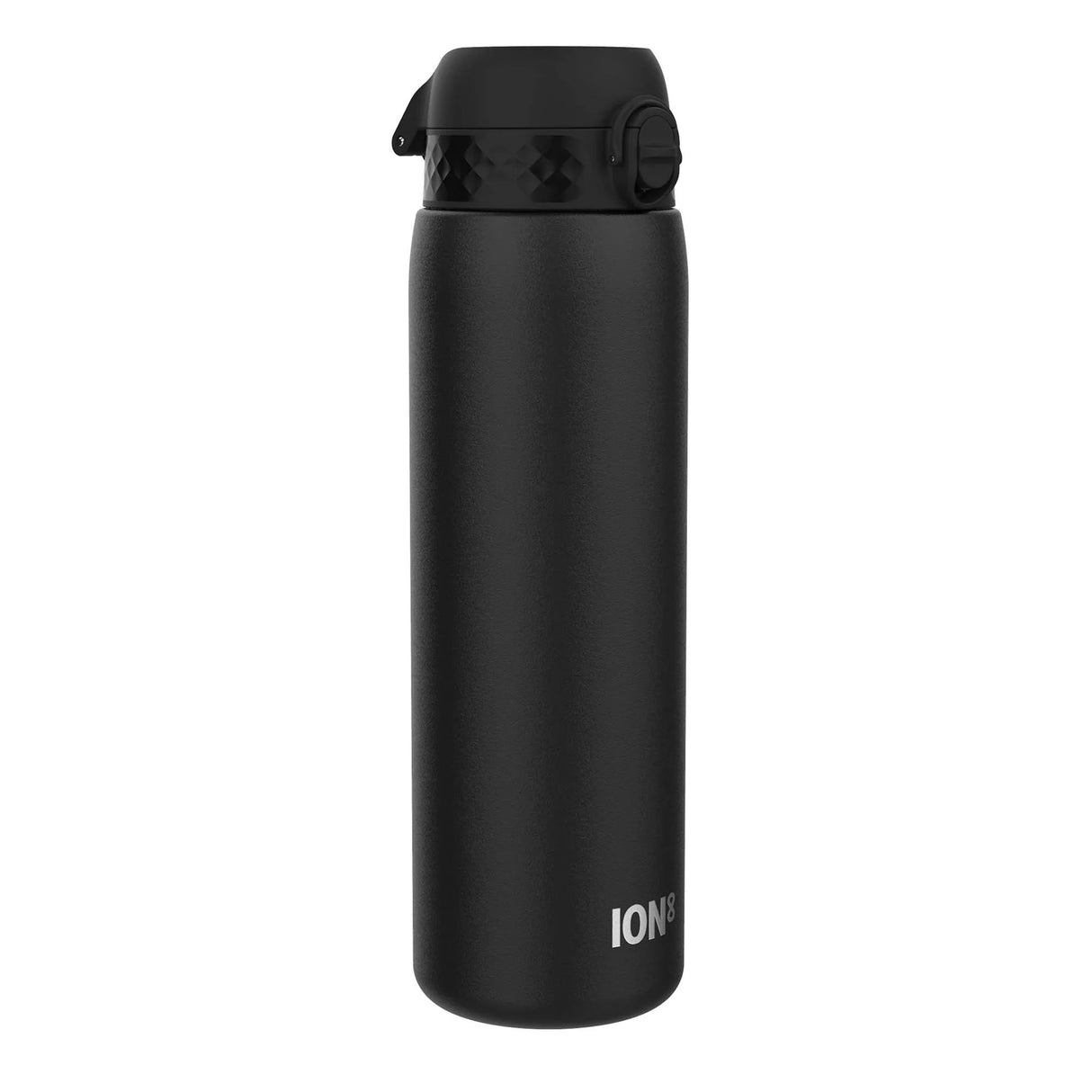 Edelstahl Trinkflasche Ion8 1200ml Schwarz
