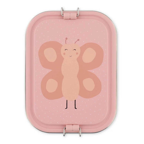 Edelstahl Znünibox mit Unterteilung Trixie Schmetterling