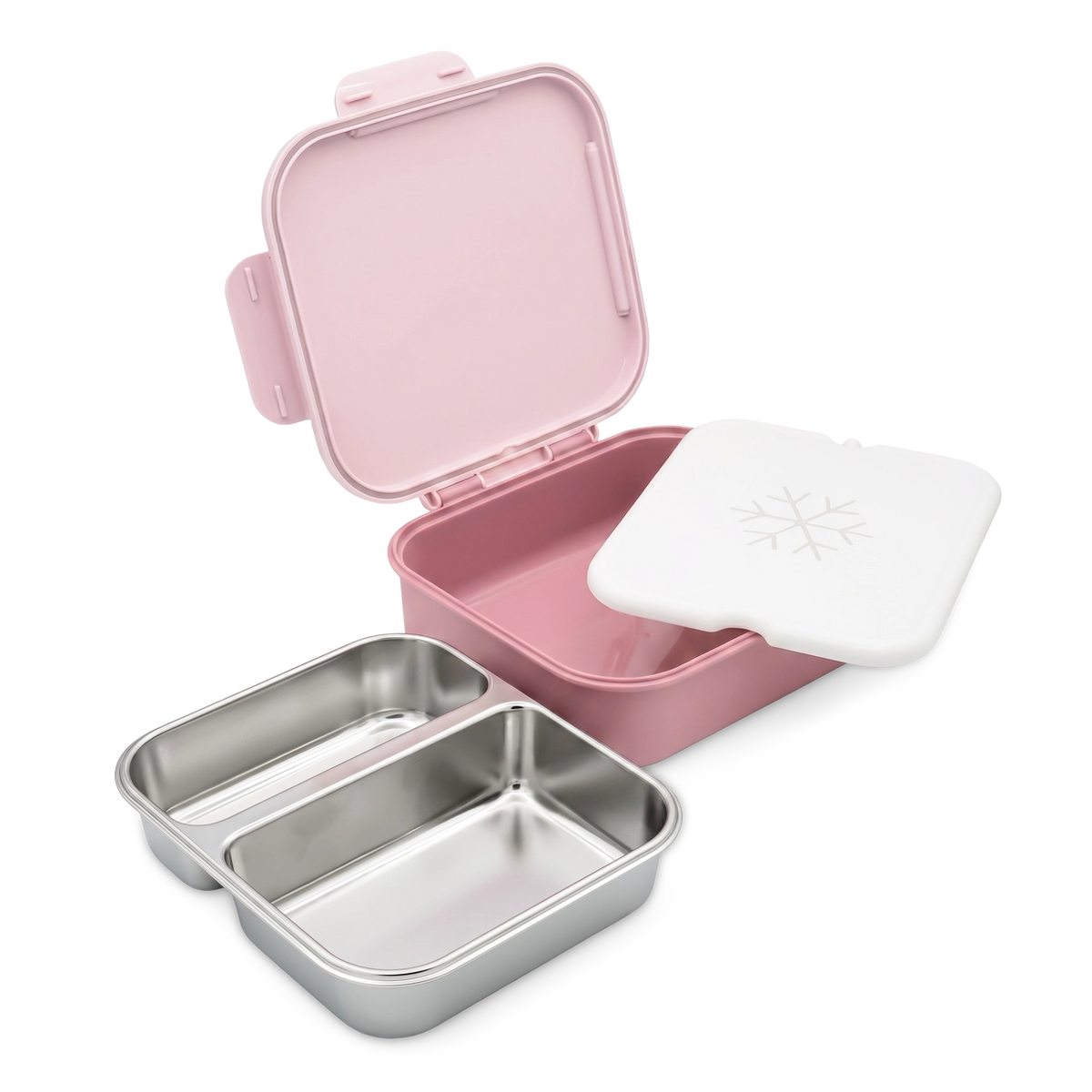 Znünibox Edelstahl mit Kühlakku Berry