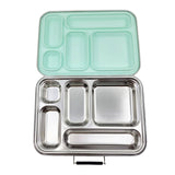 Edelstahl Znünibox Baurelia Box Eco mit 5 Unterteilungen Mint