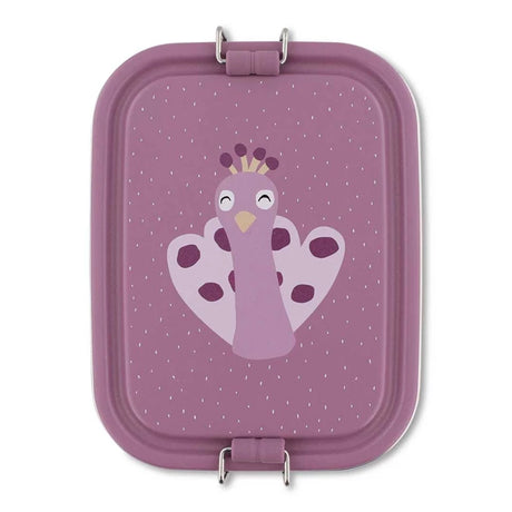 Edelstahl Znünibox Trixie Pfau