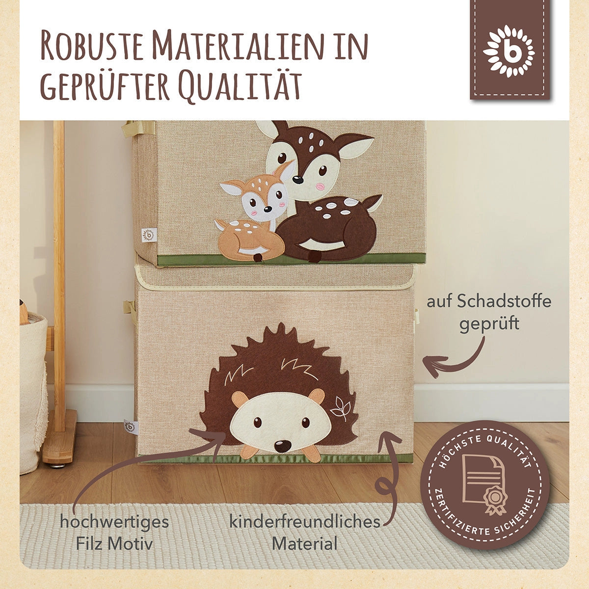 Erinnerungsbox & Spielbox Igel