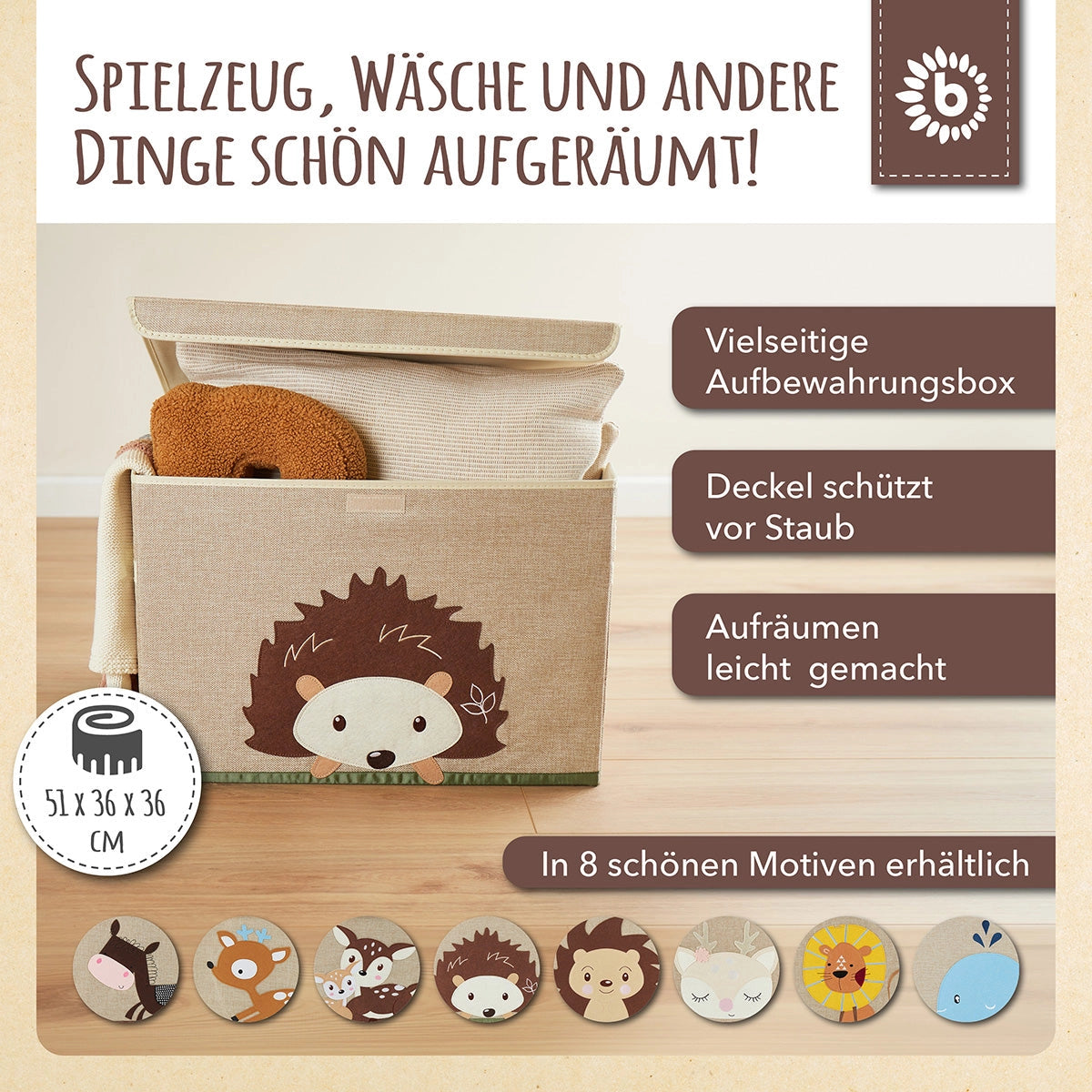 Erinnerungsbox & Spielbox Igel