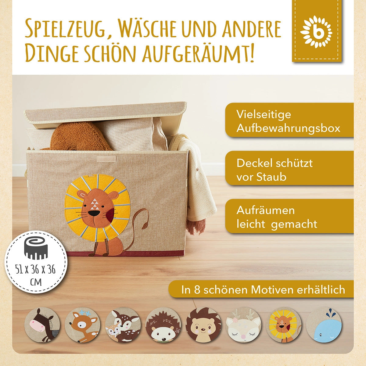 Erinnerungsbox & Spielbox Löwe
