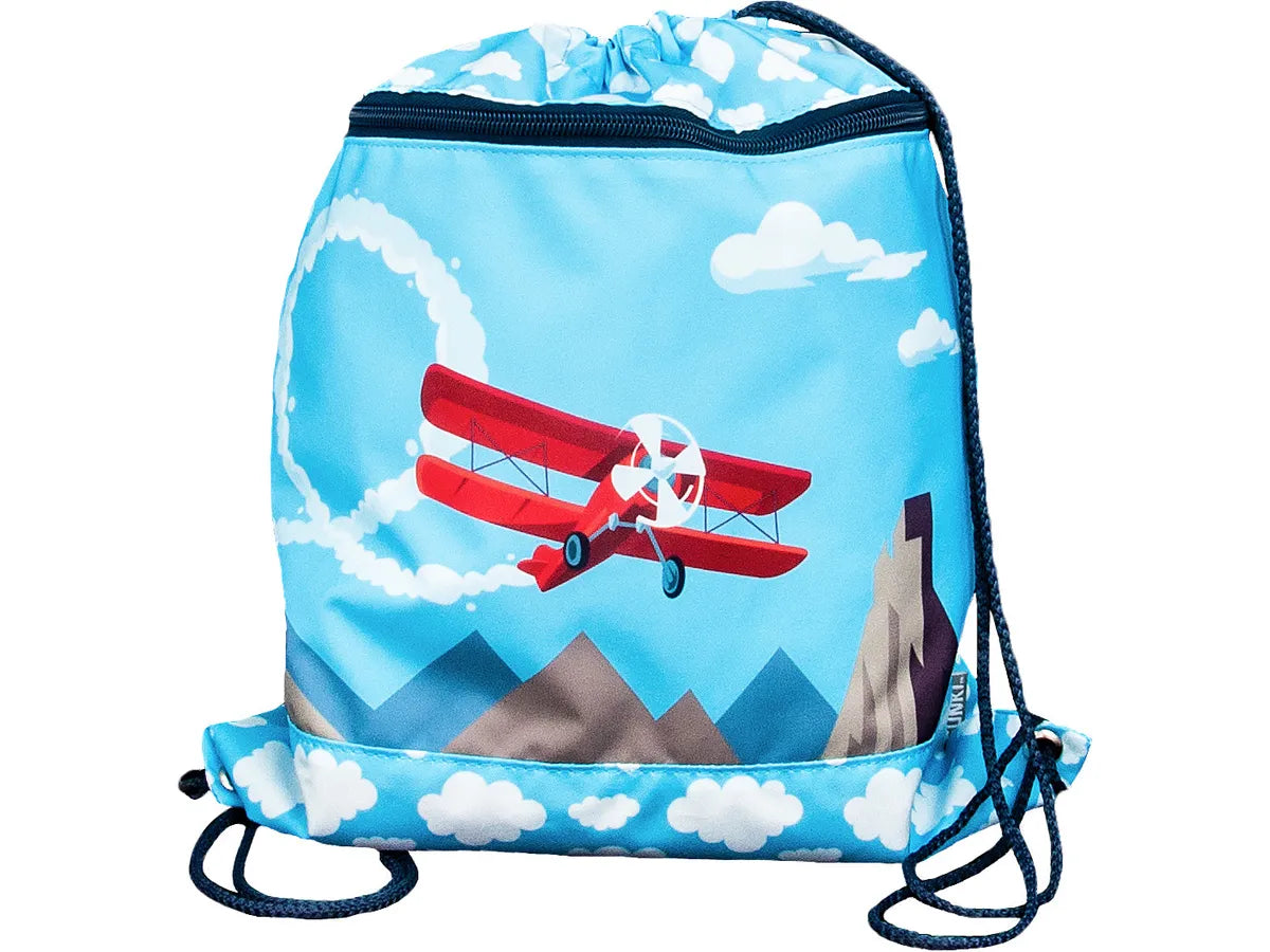 Turnbeutel Kinder Funki Flugzeug