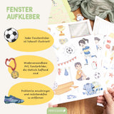 Fensteraufkleber Fussball
