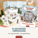 Fensteraufkleber Weihnachten Waldtiere