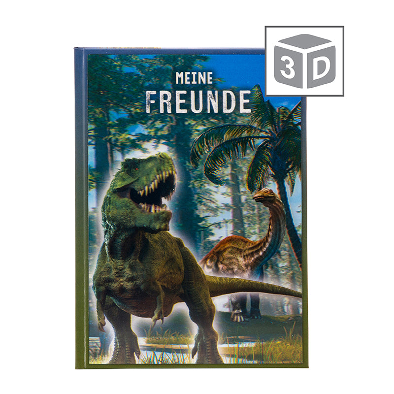Freundebuch für Kinder - Dino 3D