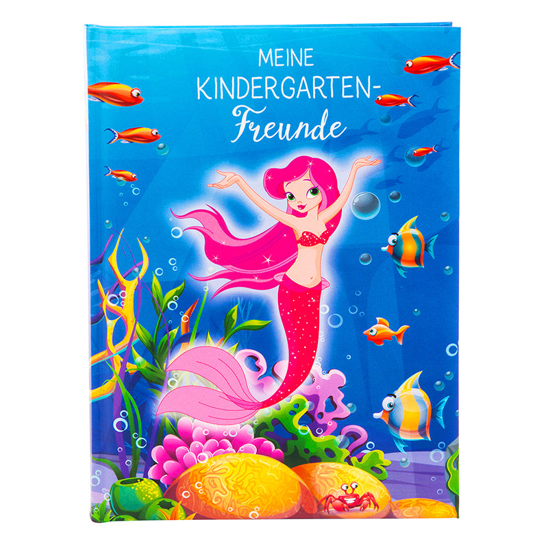 Freundebuch für Kinder im Kindergarten - Meerjungfrau