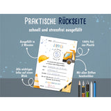 Einladungskarte Kindergeburtstag Baustelle