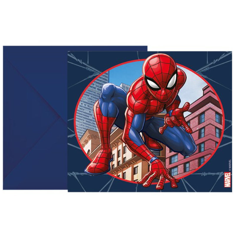 Einladungskarten Kindergeburtstag Spiderman