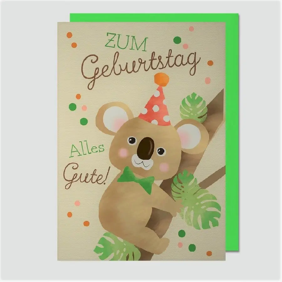 Geburtstagskarte Koala