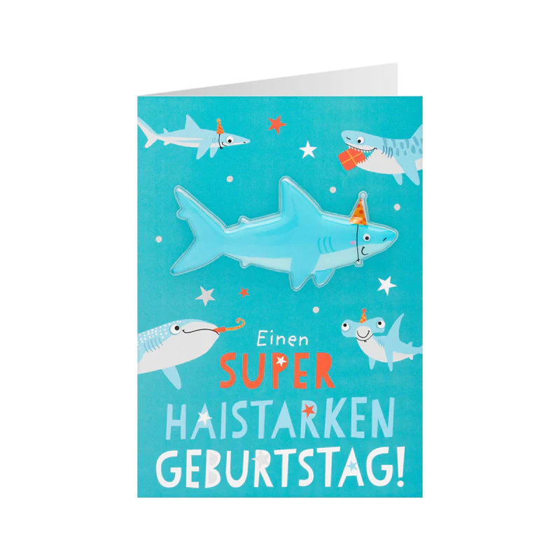 Geburtstagskarte Haistark