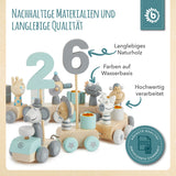 Geburtstagszug Holz Scandy 0-99 Jahre