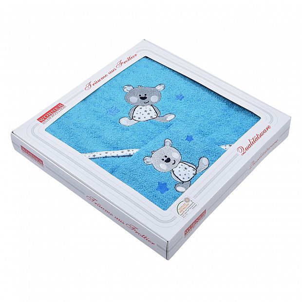 Baby Geschenk Set Bär Blau