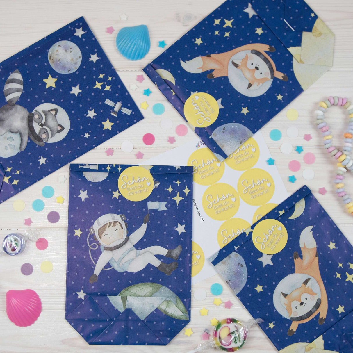Geschenktüten Space