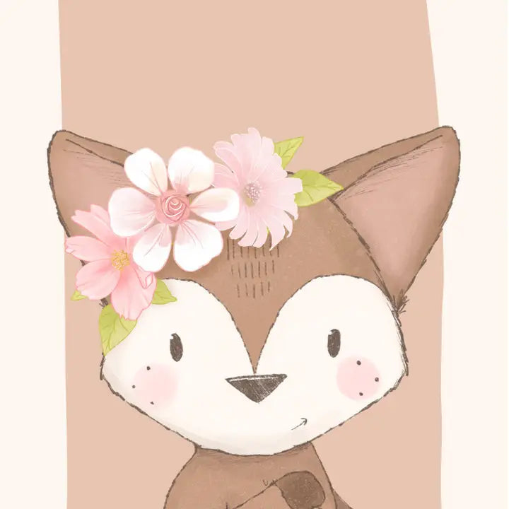 Grusskarte & Poster A4 Fuchs
