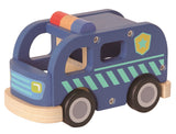 Holzspielzeug Polizeibus