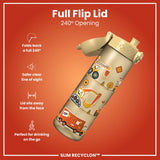 Trinkflasche Ion8 500ml mit Motiv Baustelle