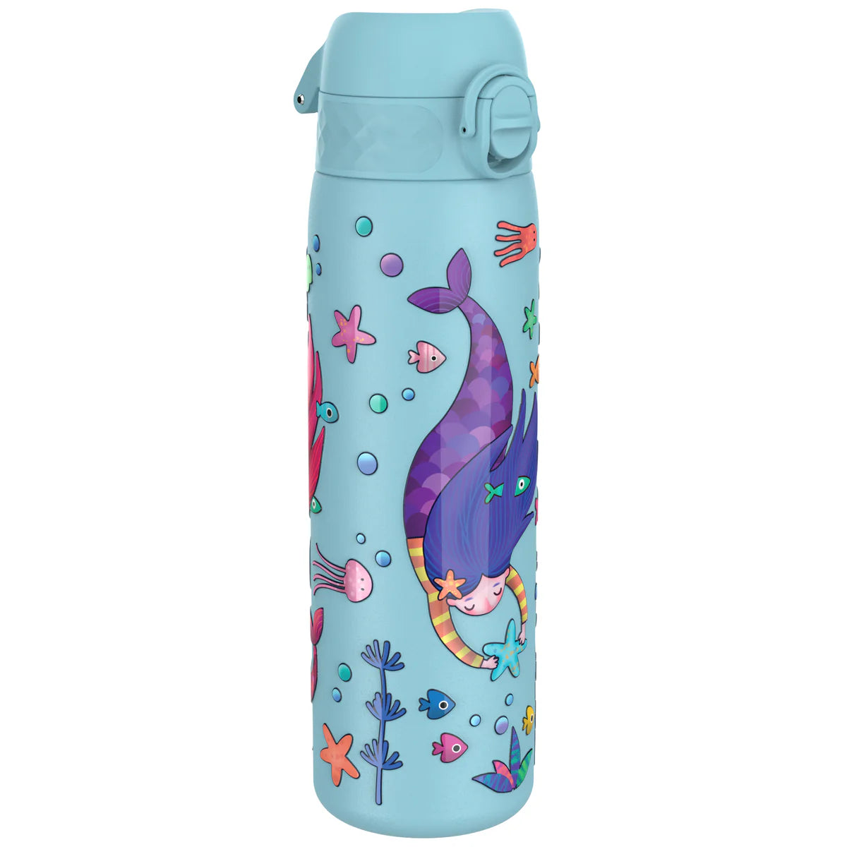 Edelstahl Trinkflasche Ion8 500ml Meerjungfrau