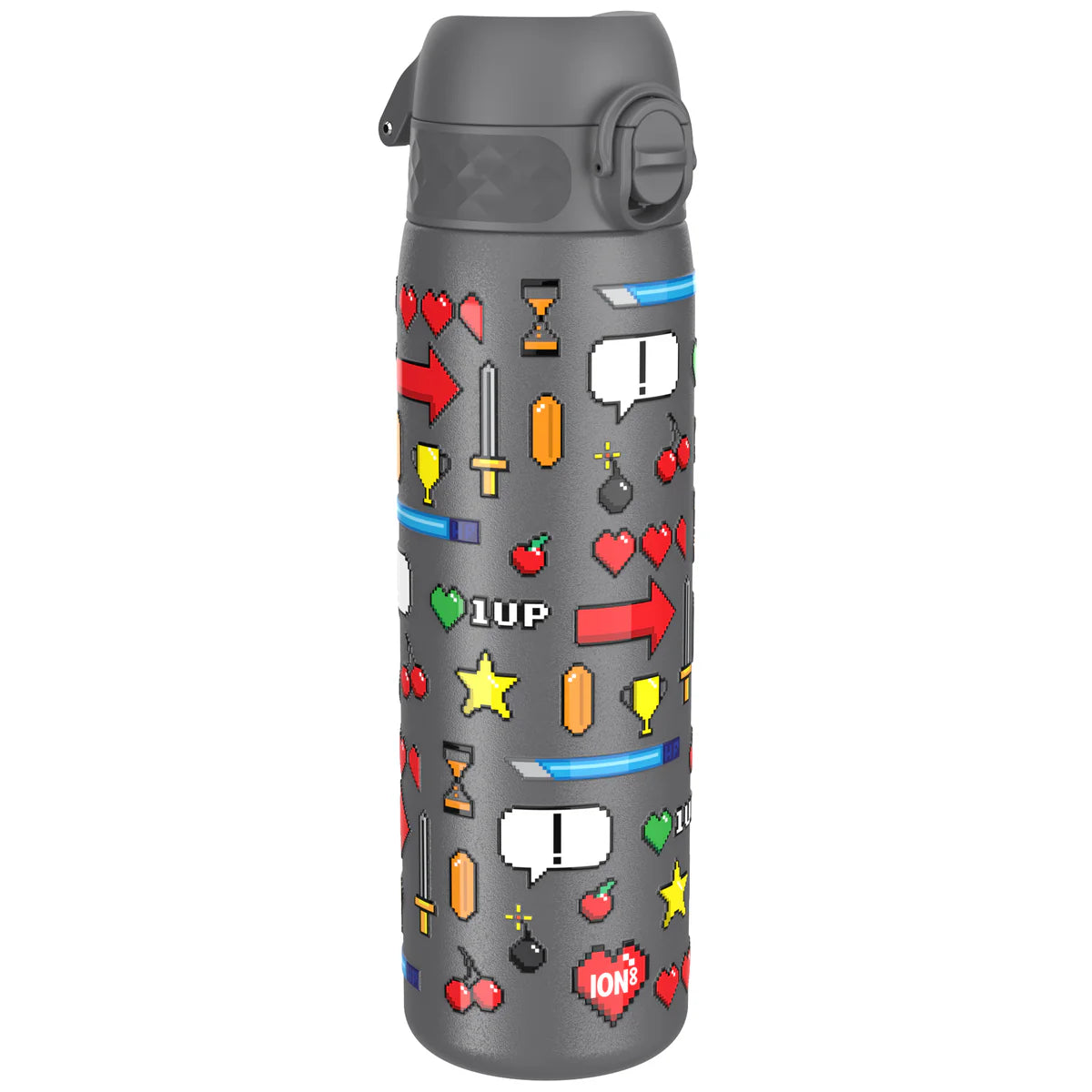 Edelstahl Trinkflasche Ion8 500ml Gamer