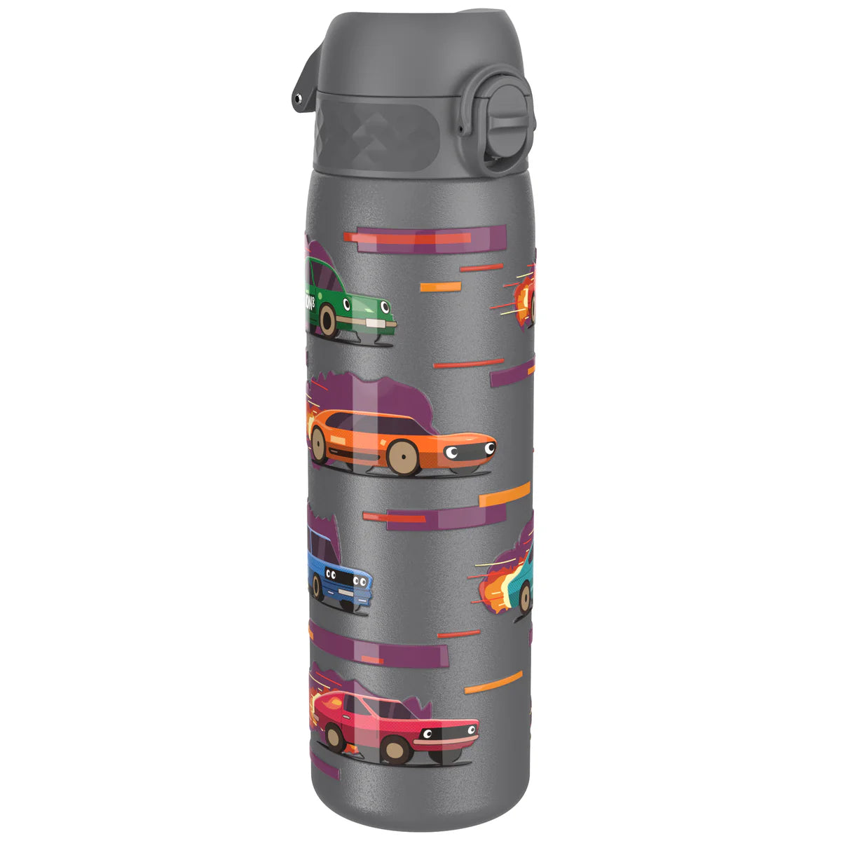 Edelstahl Trinkflasche Ion8 500ml Rennwagen