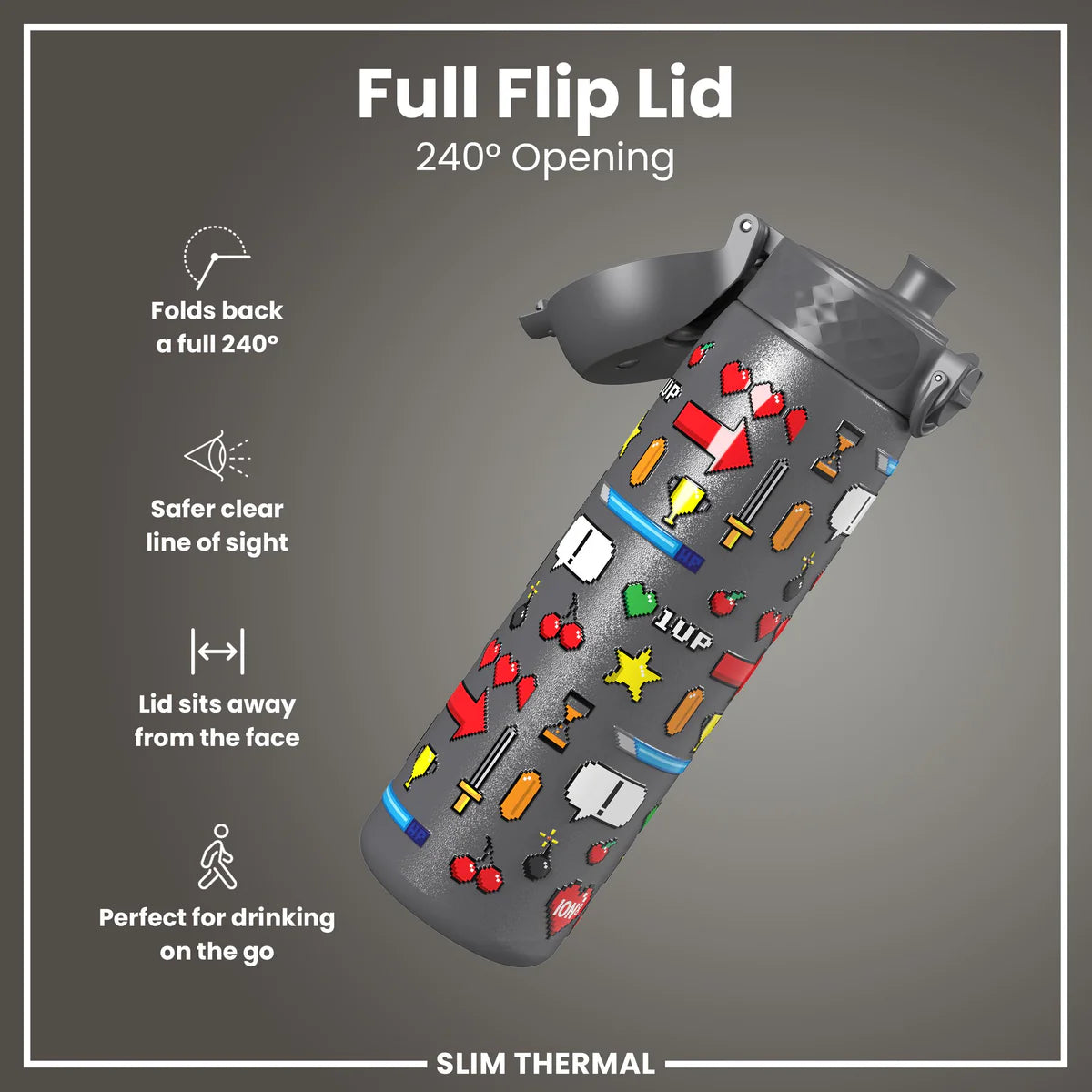 Thermosflasche Ion8 500ml Gamer