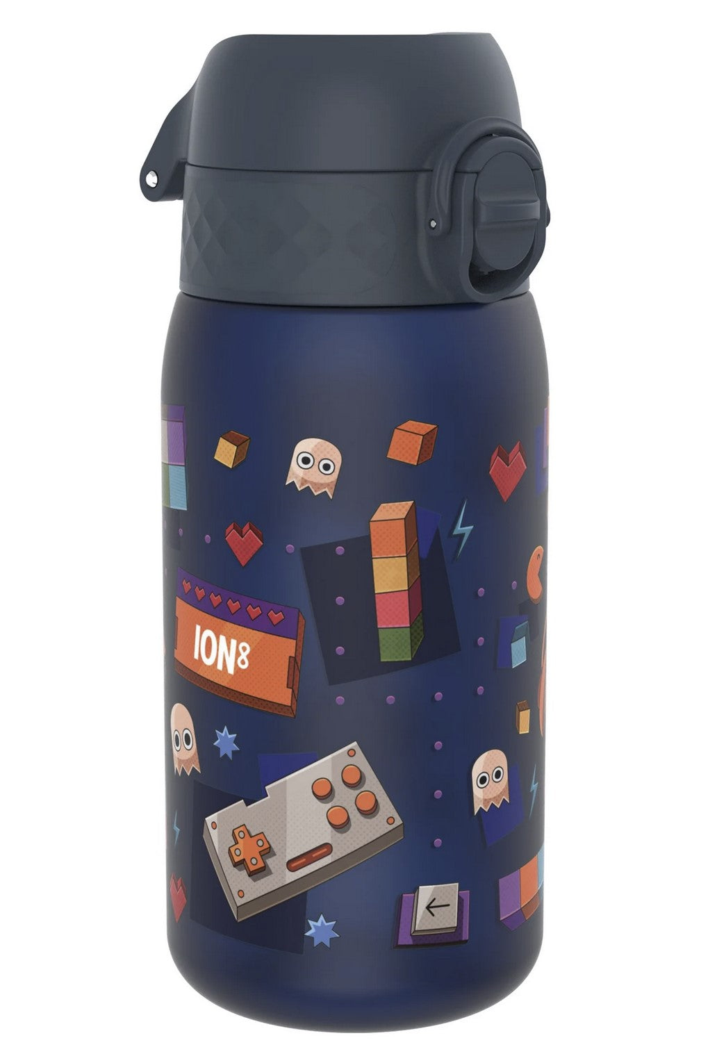 Kinder Trinkflasche Ion8 400ml mit Motiv Gamer