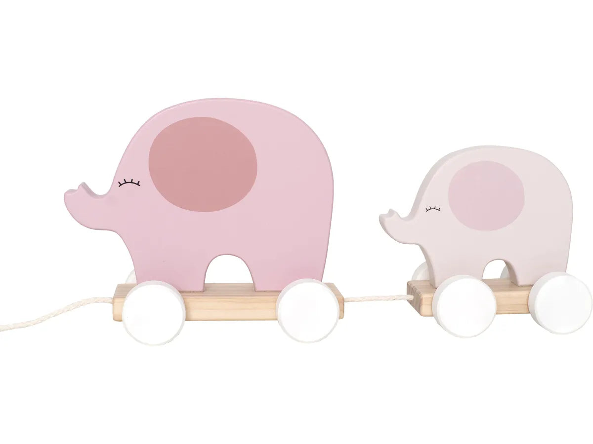 JABADABADO Nachziehtier Elefant Rosa
