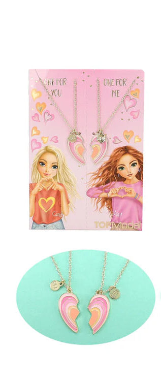 BFF Kette Topmodel Herz Rosa-Pink