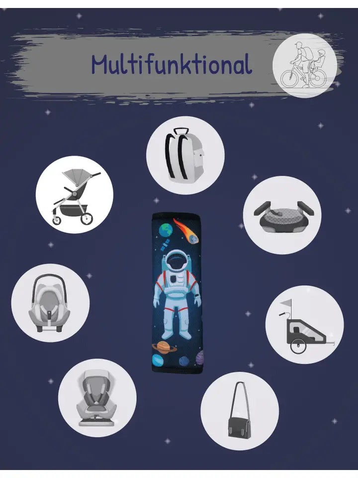 Kinder Autogurt Schutzpolster Astronaut