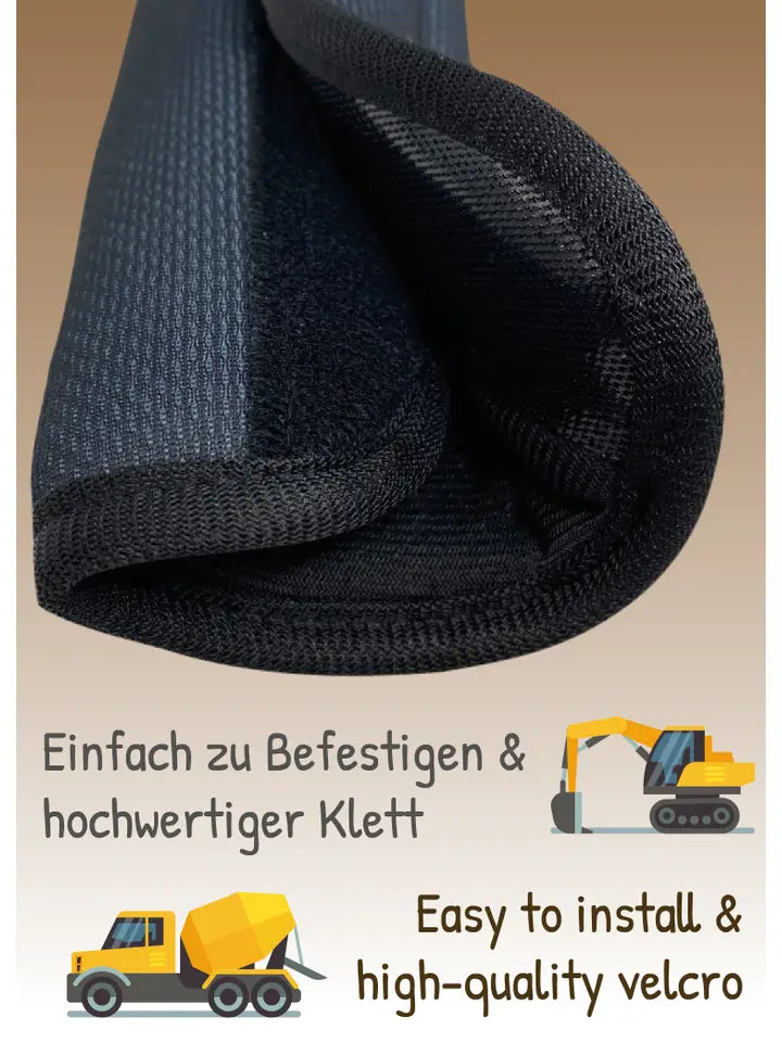 Kinder Autogurt Schutzpolster Baufahrzeuge