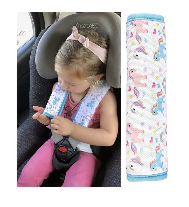 Kinder Autogurt Schutzpolster Einhorn