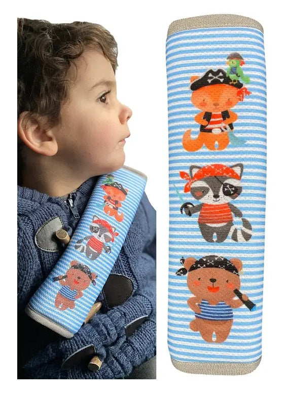 2 Stück Gurtpolster Für Kinder - Auto Schlafkissen & Nackenstütze