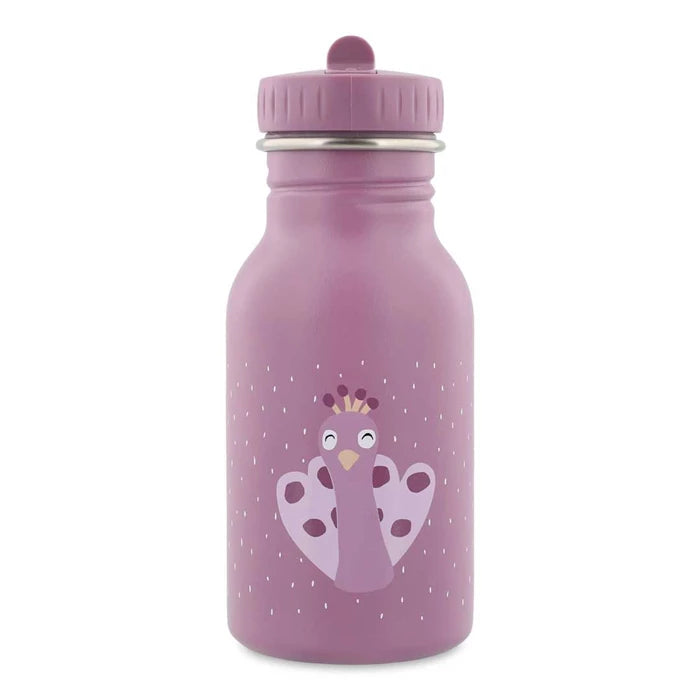 Kinder Edelstahl Trinkflasche Trixie Pfau 350ml